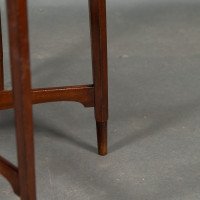 Morris & Co., Mahogany Side Table with a Shaped Top & Wavy Apron - Thumbnail 14
