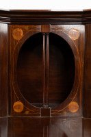 Arts & Crafts Mahogany & Inlaid Display Cabinet by E. Goodall - Thumbnail 6