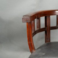 Collinson & Lock Attributed, an Aesthetic Movement Mahogany Armchair - Thumbnail 11