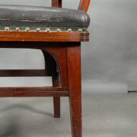 Collinson & Lock Attributed, an Aesthetic Movement Mahogany Armchair - Thumbnail 14