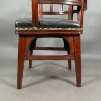 Collinson & Lock Attributed, an Aesthetic Movement Mahogany Armchair - Thumbnail 16