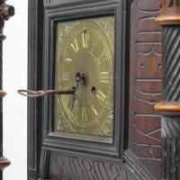 Henry William Batley Possibly for Gillows of Lancaster. A Large Aesthetic Movement Exhibition Quality Oak & Walnut Bracket Clock - Thumbnail 9