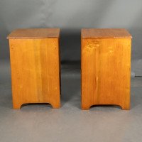 Wylie & Lochhead. A Pair of Arts & Crafts Ash Bedside Cabinets - Thumbnail 9
