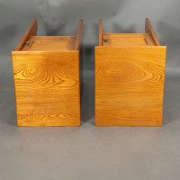 Wylie & Lochhead. A Pair of Arts & Crafts Ash Bedside Cabinets - Thumbnail 16
