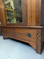 M. H. Baillie Scott Style, Shapland & Petter Arts & Crafts Inlaid Wardrobe - Thumbnail 5