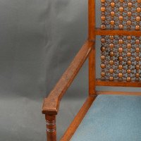 Dr. C. Dresser Attributed, for the Art Furniture Alliance. A Moorish Style Walnut Armchair - Thumbnail 18
