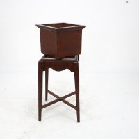 C. F. A. Voysey Attributed, a Small Arts & Crafts Oak Plant Stand - Thumbnail 8