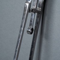 A Set of Arts & Crafts Cotswold School Polished Steel Hand Wrought Fire Utensils - Thumbnail 20