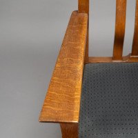 C. R. Ashbee for the Guild of Handicraft. Rare Arts & Crafts Oak Armchair - Thumbnail 19