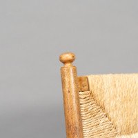 Philip Webb Attributed, Morris & Co., a Scarce Pair of Beech Sussex Armchairs - Thumbnail 24