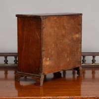 A Fine Georgian Mahogany Miniature Chest of Drawers - Thumbnail 4