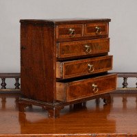 A Fine Georgian Mahogany Miniature Chest of Drawers - Thumbnail 8