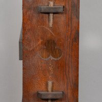 Liberty & Co., a Pair of 'the Radley Portable Bookcase', Solid Oak with Trefoil Details - Thumbnail 20