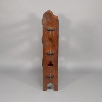 Liberty & Co., a Pair of 'the Radley Portable Bookcase', Solid Oak with Trefoil Details - Thumbnail 25