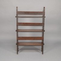 Liberty & Co., a Pair of 'the Radley Portable Bookcase', Solid Oak with Trefoil Details - Thumbnail 27