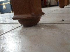 C. F. A. Voysey. Rare Arts & Crafts 12' X 6' Full Size Oak Snooker Table - Thumbnail 6