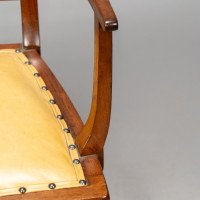 E. W. Godwin, attributed. An Anglo-Japanese Walnut Spindle Back Armchair - Thumbnail 14