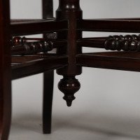E. W. Godwin, Anglo-Japanese Five-Leg and Radiating Stretcher Walnut Side Table - Thumbnail 15