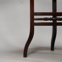 E. W. Godwin, Anglo-Japanese Five-Leg and Radiating Stretcher Walnut Side Table - Thumbnail 18