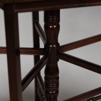 E. W. Godwin, Anglo-Japanese Five-Leg and Radiating Stretcher Walnut Side Table - Thumbnail 19
