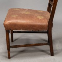 E. W. Godwin Attributed, an Anglo-Japanese Walnut Side Chair - Thumbnail 14