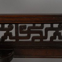 Thomas Jeckyll, attributed. Made by William Walker & Sons. A Rare Anglo-Japanese Octagonal Walnut Partner Desk - Thumbnail 39