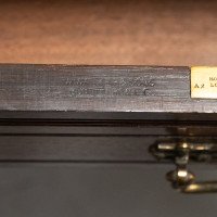 Thomas Jeckyll, attributed. Made by William Walker & Sons. A Rare Anglo-Japanese Octagonal Walnut Partner Desk - Thumbnail 49