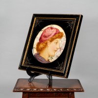 J. P. Hewitt. Aesthetic Movement Circular Plaque - Thumbnail 2