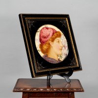 J. P. Hewitt. An Aesthetic Movement Circular Plaque - Thumbnail 3