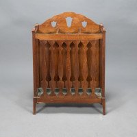 Shapland & Petter of Barnstaple. Arts & Crafts Oak Umbrella Stand - Thumbnail 2
