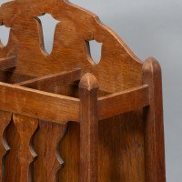 Shapland & Petter of Barnstaple. Arts & Crafts Oak Umbrella Stand - Thumbnail 10