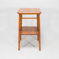 E. W. Godwin in the Style Of. An Aesthetic Movement Satinwood Side Table - Thumbnail 2