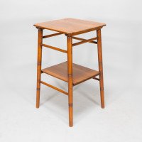E. W. Godwin in the Style Of. An Aesthetic Movement Satinwood Side Table - Thumbnail 9