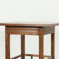E. W. Godwin Attributed, Anglo-Japanese Quarter Sawn Oak Side Table - Thumbnail 11