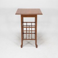E. W. Godwin Attributed, Anglo-Japanese Quarter Sawn Oak Side Table - Thumbnail 8