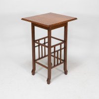 E. W. Godwin Attributed, Anglo-Japanese Quarter Sawn Oak Side Table - Thumbnail 9