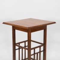 E. W. Godwin Attributed, Anglo-Japanese Quarter Sawn Oak Side Table - Thumbnail 15