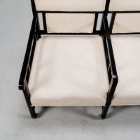 E. W. Godwin, attributed. An Anglo-Japanese Ebonized Duet or Conversation Settee - Thumbnail 19