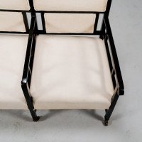 E. W. Godwin Attributed, Anglo-Japanese Ebonised Duet or Conversation Settee - Thumbnail 18