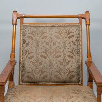 Dr. C. Dresser Manufactured for the Art Furniture Alliance. Rare & Important Aesthetic Movement Armchair - Thumbnail 9