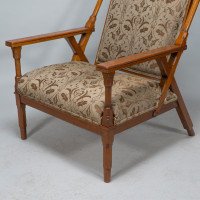Dr. C. Dresser Manufactured for the Art Furniture Alliance. Rare & Important Aesthetic Movement Armchair - Thumbnail 14