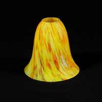 Pair of Mottled Yellow and Orange Glass Shades c.1930 - Thumbnail 18