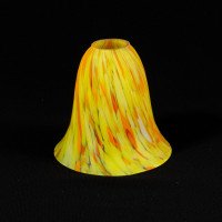Pair of Mottled Yellow and Orange Glass Shades c.1930 - Thumbnail 19