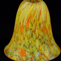 Pair of Mottled Yellow and Orange Glass Shades c.1930 - Thumbnail 22