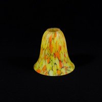 Pair of Mottled Yellow and Orange Glass Shades c.1930 - Thumbnail 26