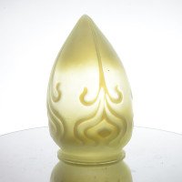Two Peacock Feather Vaseline Shades - Thumbnail 4