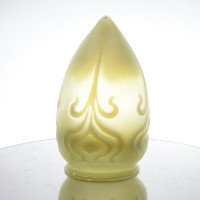 Two Peacock Feather Vaseline Shades - Thumbnail 5
