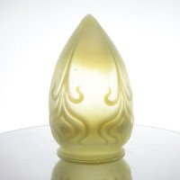 Two Peacock Feather Vaseline Shades - Thumbnail 6