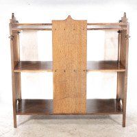 A Glasgow School Arts & Crafts Oak Buffet with Plank Sides & Central Plank Back - Thumbnail 6
