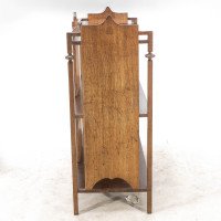 A Glasgow School Arts & Crafts Oak Buffet with Plank Sides & Central Plank Back - Thumbnail 7